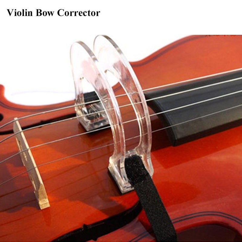 Naroote Violin Bow Straighten Collimator Tool, Violins Collimator Adjuster Corrector, with Adjustable Strap for Beginner Training Exercise (1/2-4/4) - Image 3